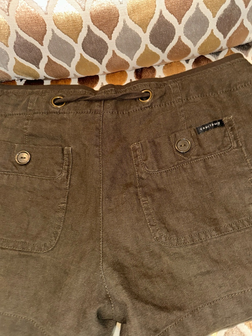sanctuary clothing shorts 100%linen